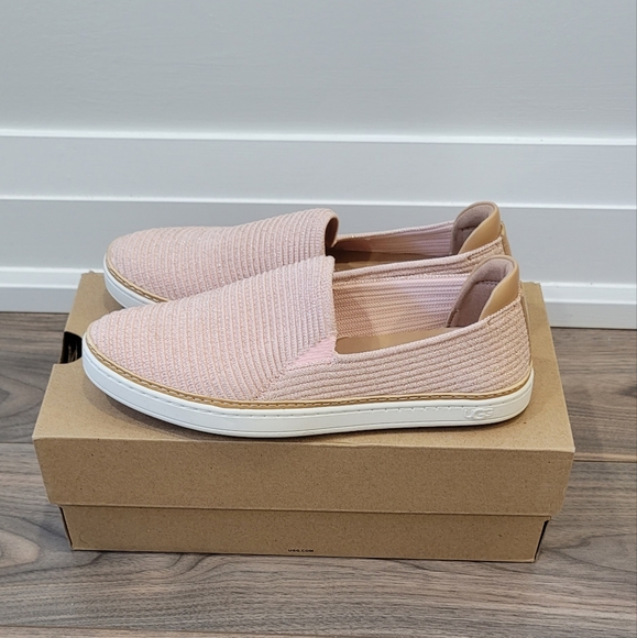 UGG Sammy Slip-On Pink Sneakers - Size 7 - Picture 4 of 9